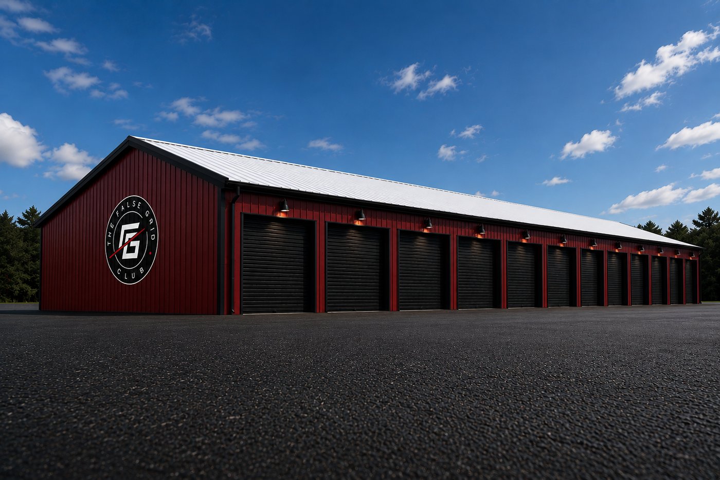 False Grid Club garage building exterior
